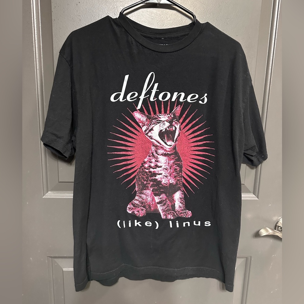 Deftones Band XL Cat Unisex Shirt